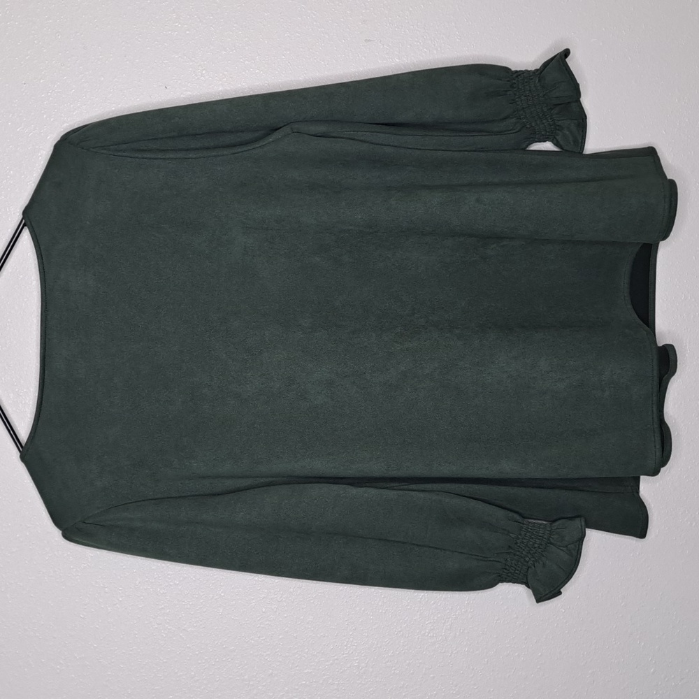 Tuckernuck Deep Green Blouse - Picture 9 of 15